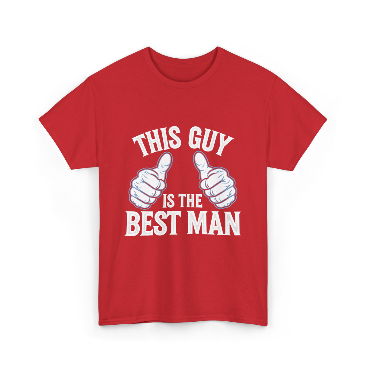 This Guy Is the Best Man Wedding T-Shirt - Red