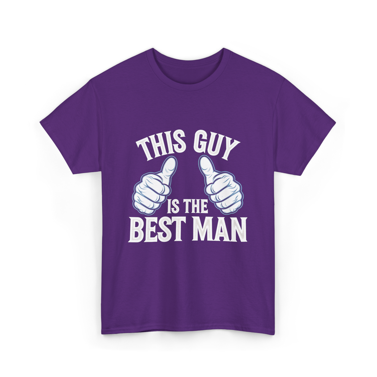 This Guy Is the Best Man Wedding T-Shirt - Purple