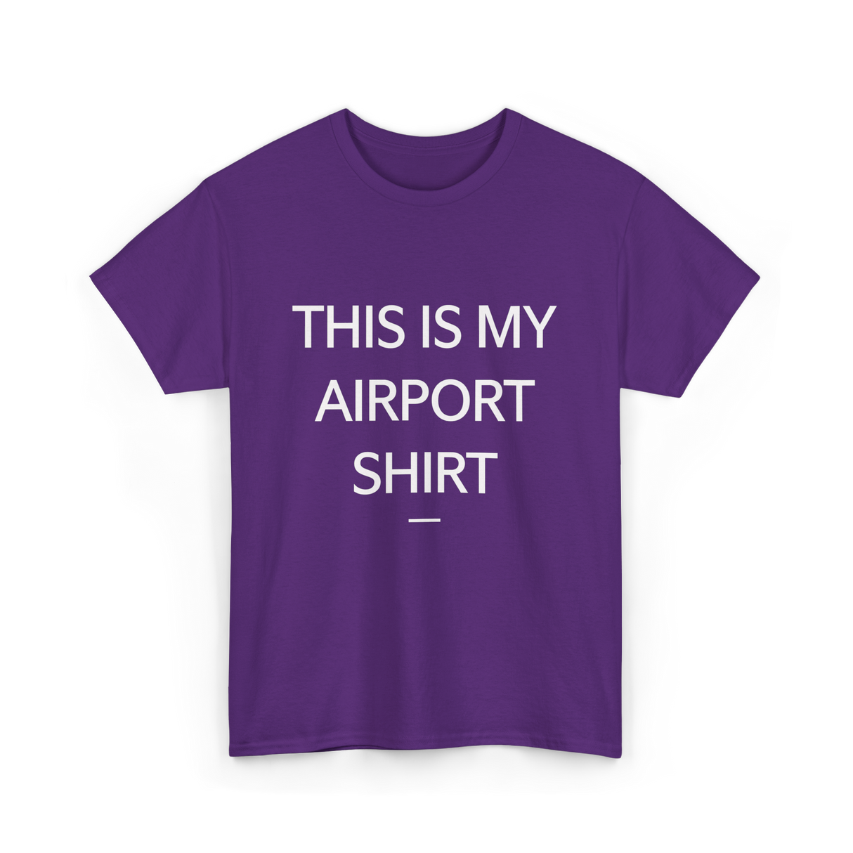 This is My Airport Shirt Travel T-Shirt - Purple