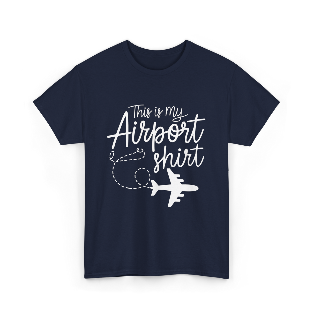 This is my Airport Travel T-Shirt - Navy