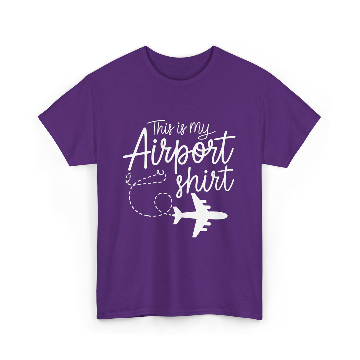 This is my Airport Travel T-Shirt - Purple