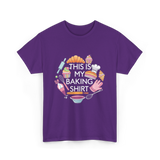 This Is My Baking Baking Chef T-Shirt - Purple