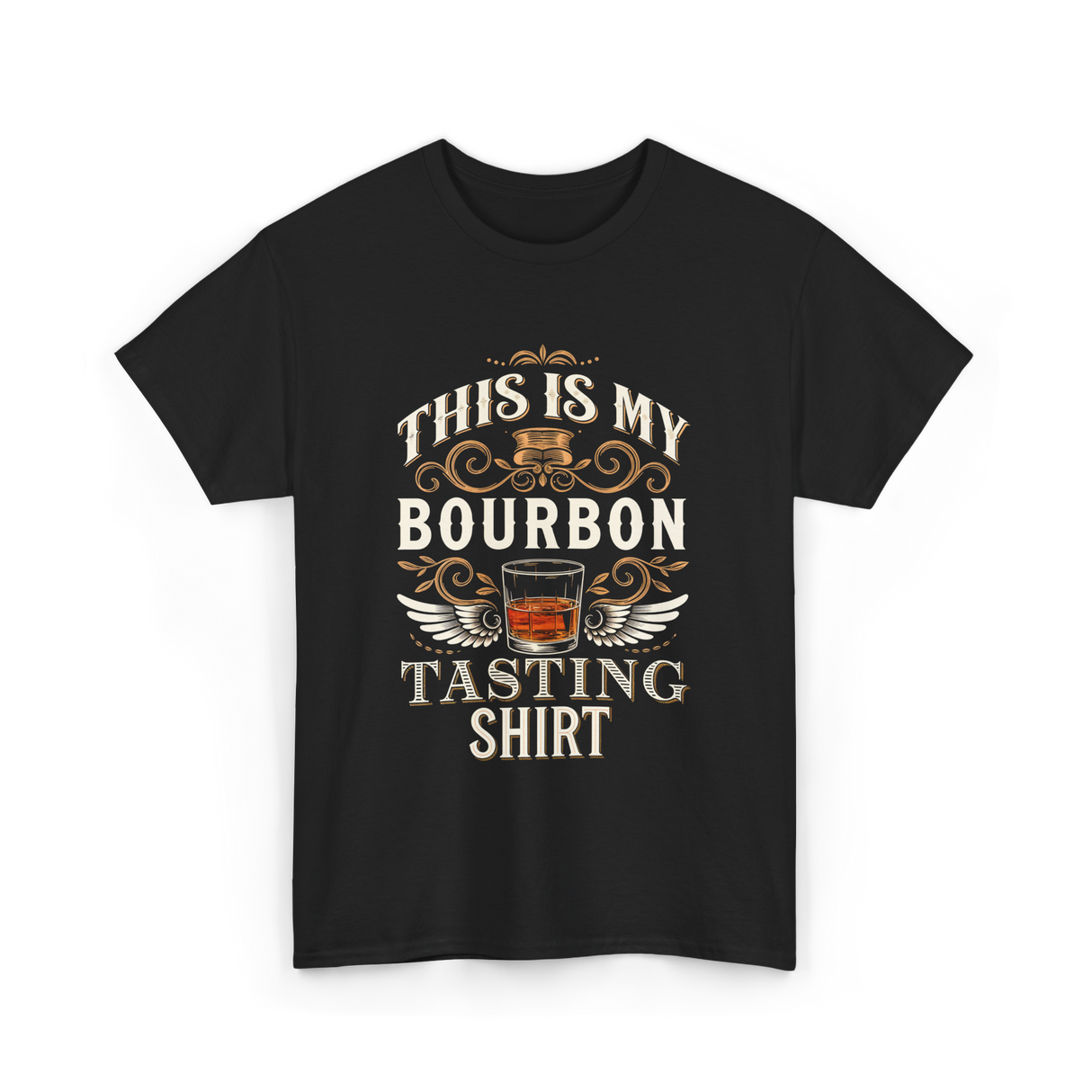 This Is My Bourbon Tasting Bourbon T-Shirt - Black