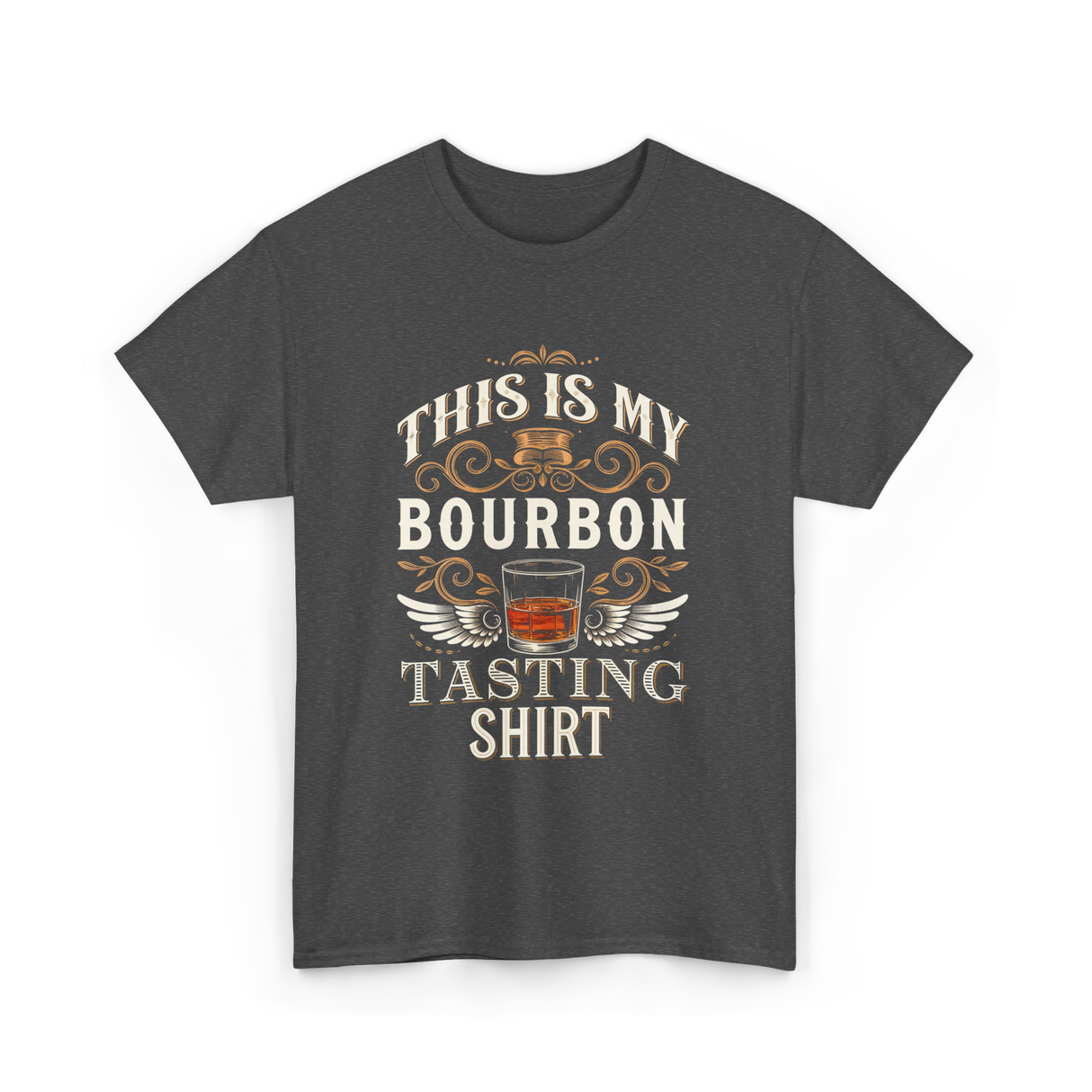 This Is My Bourbon Tasting Bourbon T-Shirt - Dark Heather