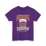 This Is My Bourbon Tasting Bourbon T-Shirt - Purple