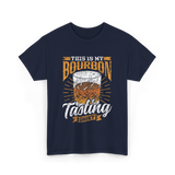 This Is My Bourbon Tasting Bourbon T-Shirt - Navy