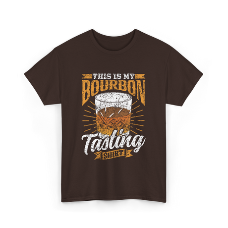 This Is My Bourbon Tasting Bourbon T-Shirt - Dark Chocolate