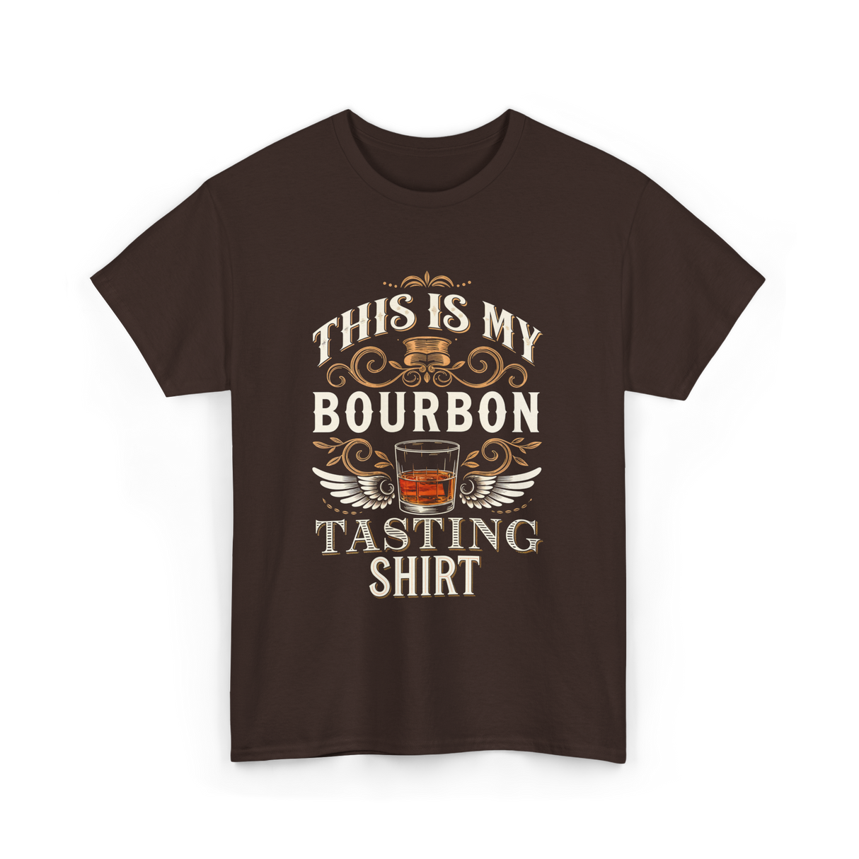 This Is My Bourbon Tasting Bourbon T-Shirt - Dark Chocolate