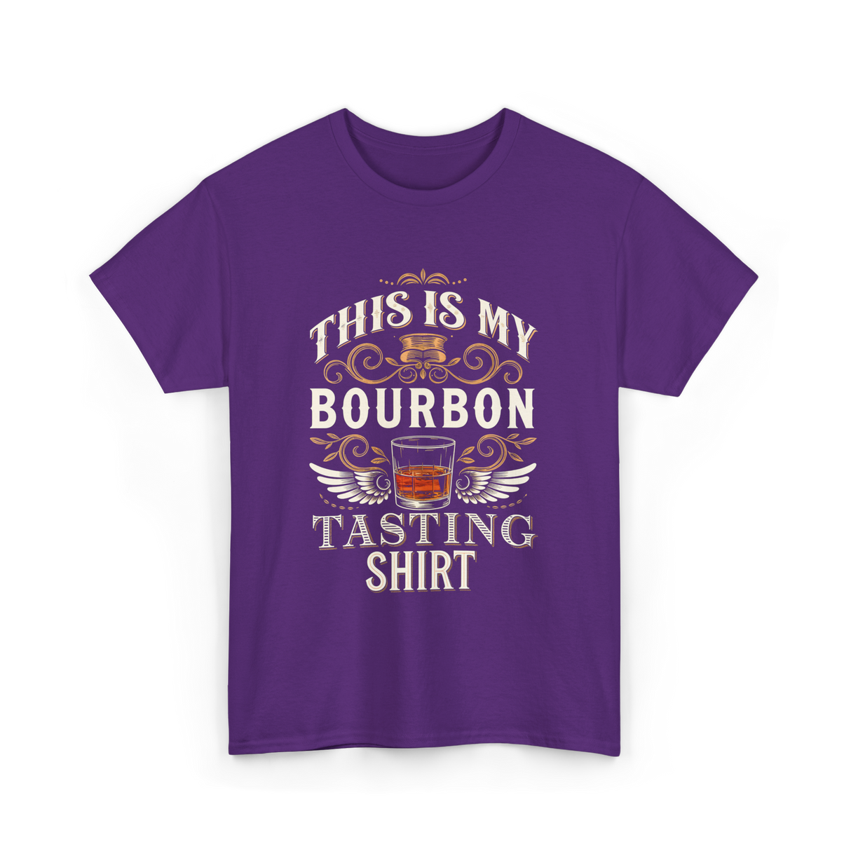 This Is My Bourbon Tasting Bourbon T-Shirt - Purple