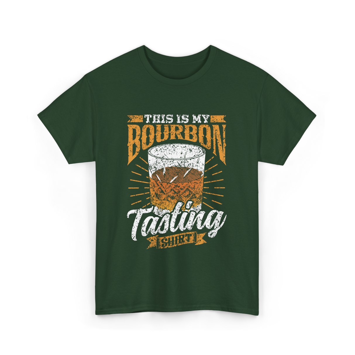 This Is My Bourbon Tasting Bourbon T-Shirt - Forest Green