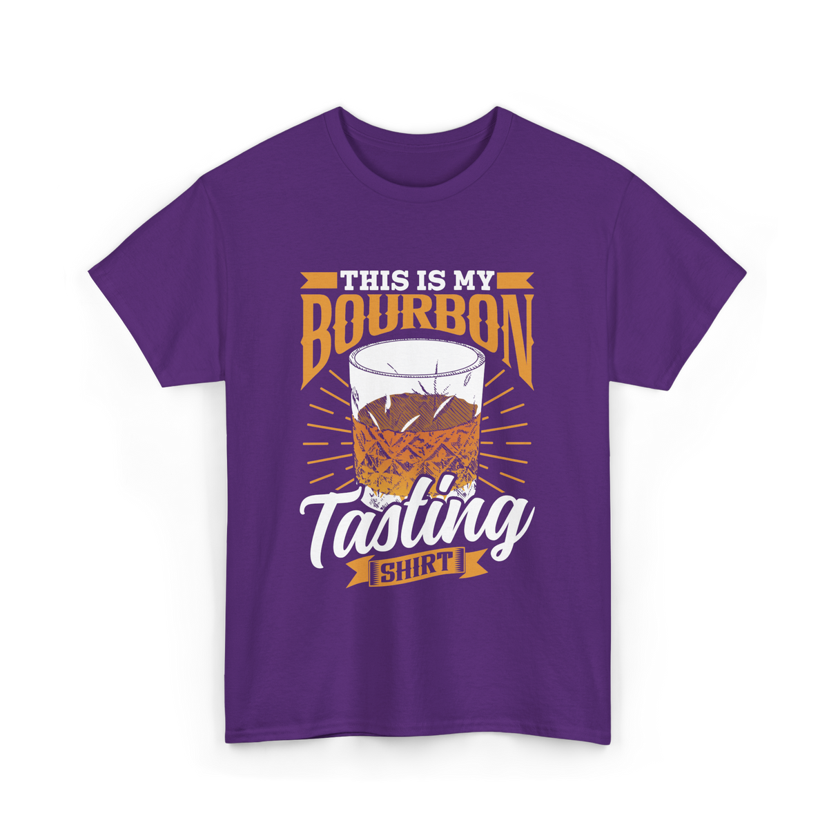 This Is My Bourbon Tasting T-Shirt - Purple