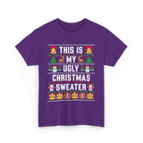 This Is My Christmas Sweater T-Shirt - Purple