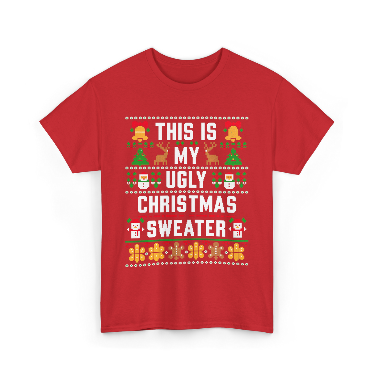 This Is My Christmas Sweater T-Shirt - Red