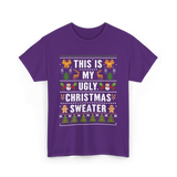 This Is My Christmas Sweater T-Shirt - Purple