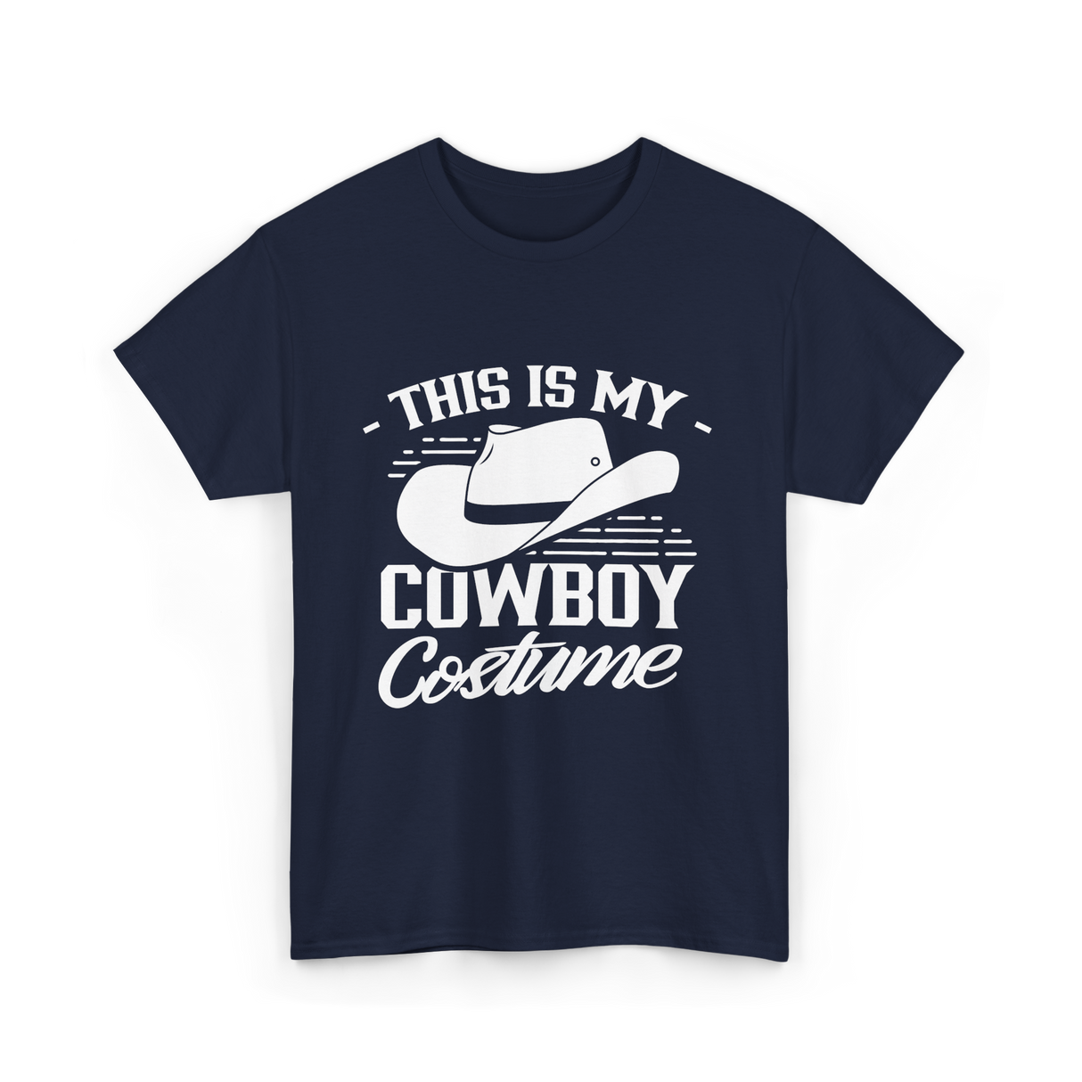 This Is My Cowboy Costume Cowboy T-Shirt - Navy