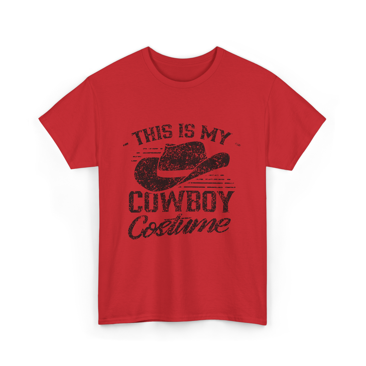 This Is My Cowboy Costume Cowboy T-Shirt - Red