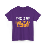 This Is My Halloween Costume Halloween T-Shirt - Purple