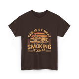 This Is My Meat Smoking BBQ T-Shirt - Dark Chocolate