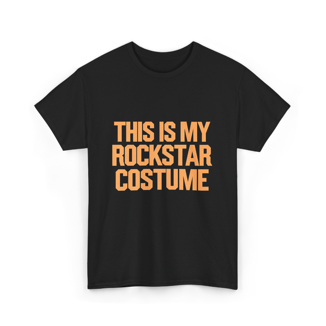 This Is My Rockstar Costume T-Shirt - Black