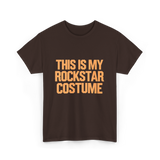 This Is My Rockstar Costume T-Shirt - Dark Chocolate