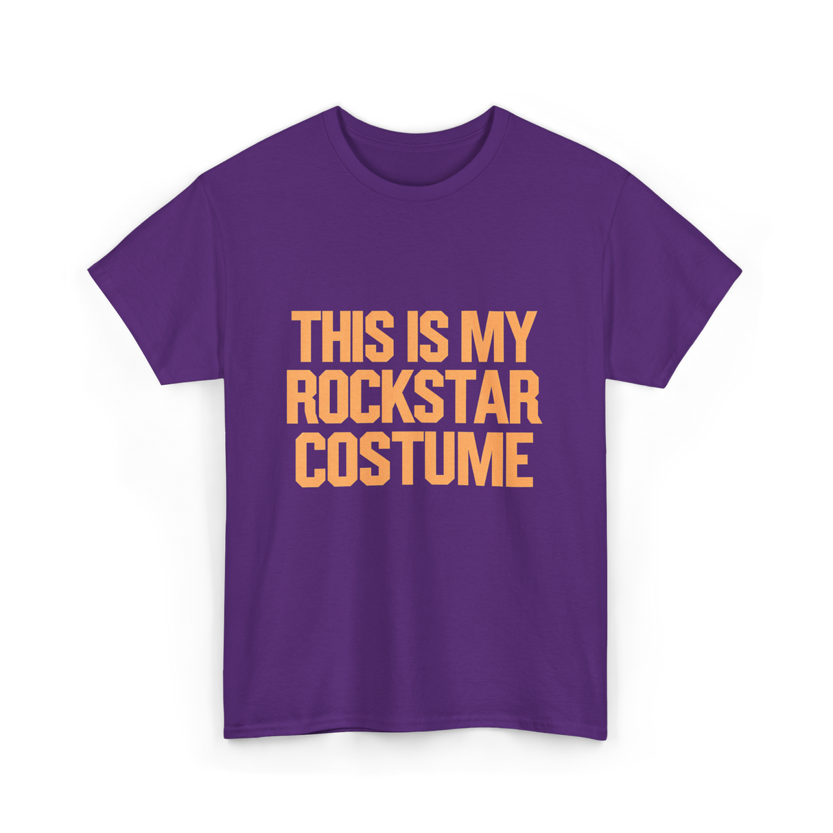 This Is My Rockstar Costume T-Shirt - Purple