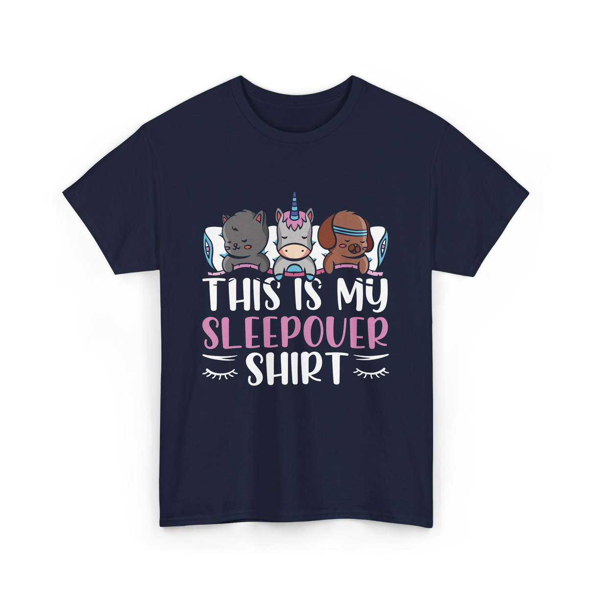 This Is My Sleepover Shirt Party T-Shirt - Navy