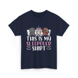 This Is My Sleepover Shirt Party T-Shirt - Navy