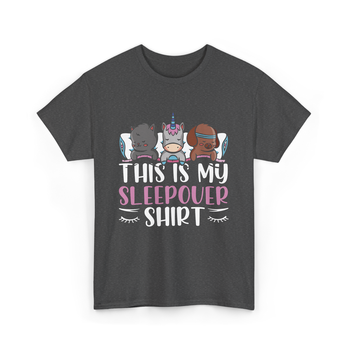 This Is My Sleepover Shirt Party T-Shirt - Dark Heather