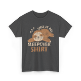 This Is My Sleepover Shirt Sleepover T-Shirt - Dark Heather