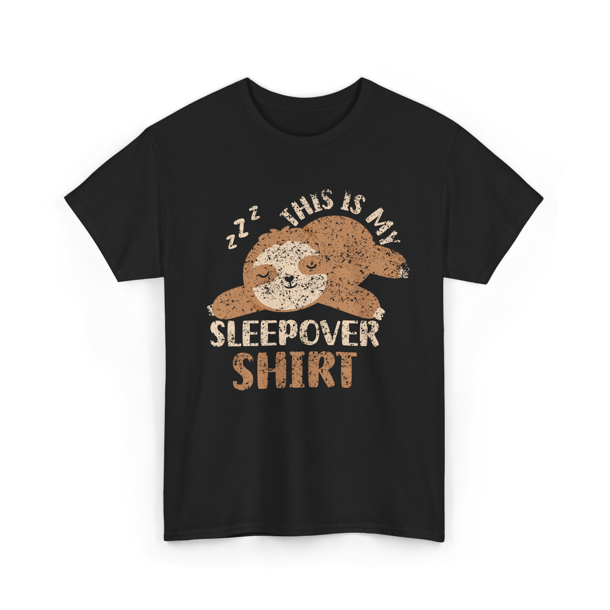 This Is My Sleepover Shirt Sleepover T-Shirt - Black