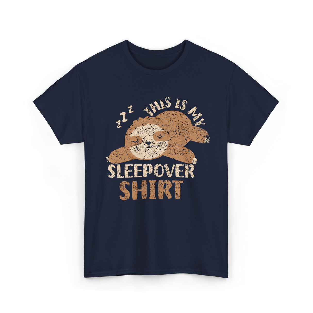 This Is My Sleepover Shirt Sleepover T-Shirt - Navy