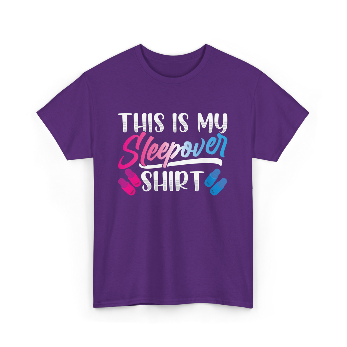 This Is My Sleepover Shirt Sleepover T-Shirt - Purple