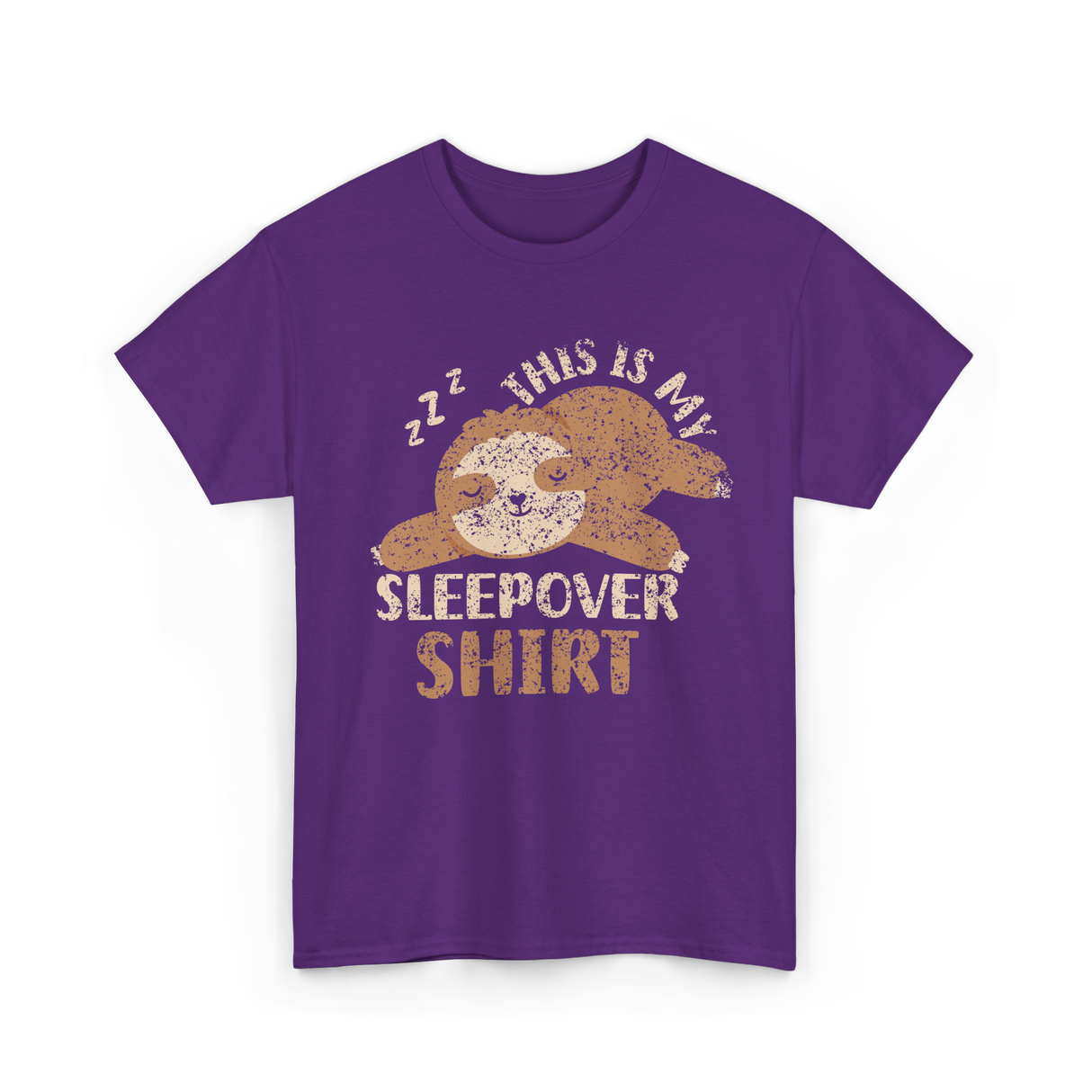 This Is My Sleepover Shirt Sleepover T-Shirt - Purple