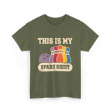 This Is My Spare Shirt Bowling T-Shirt - Military Green