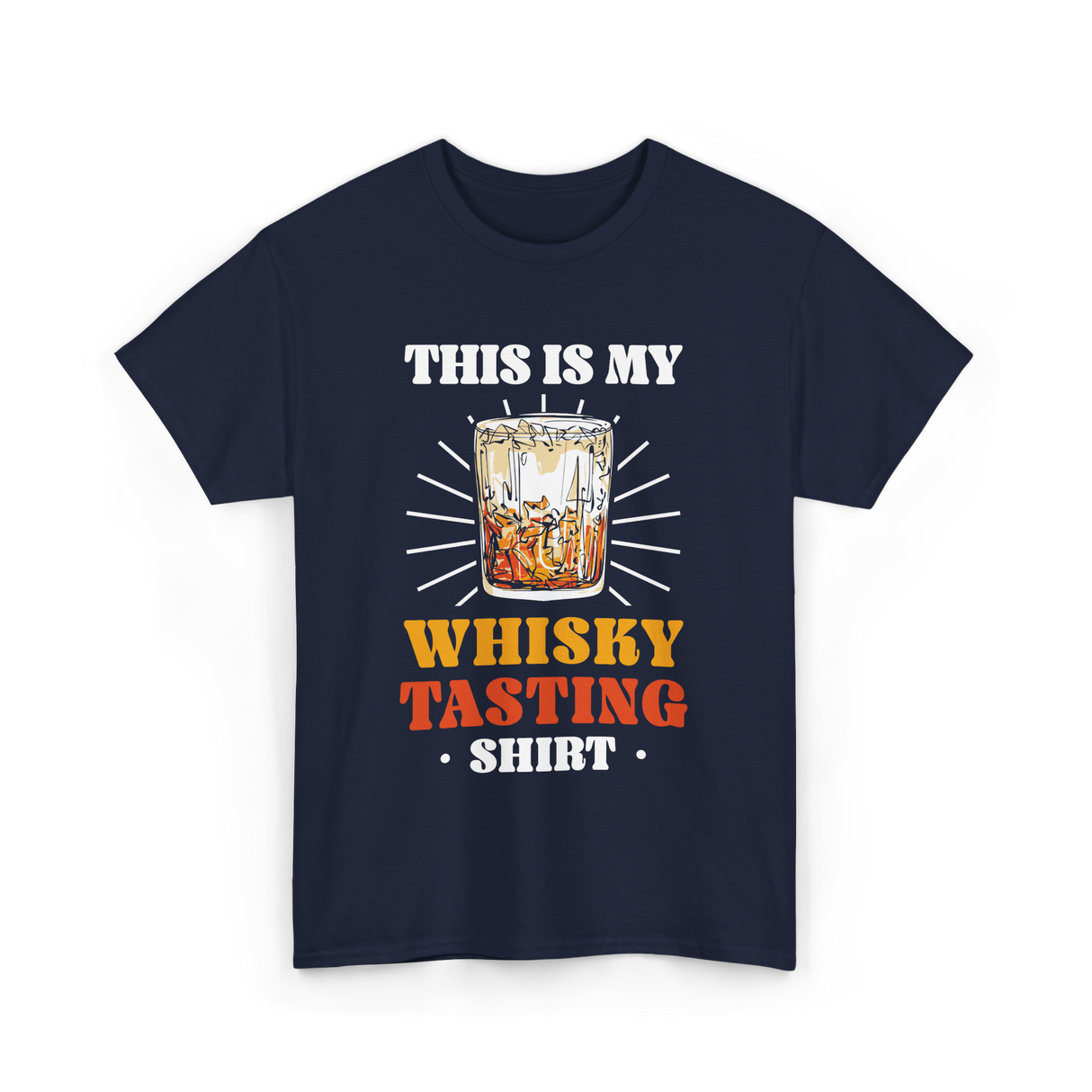 This Is My Whisky Tasting T-Shirt - Navy