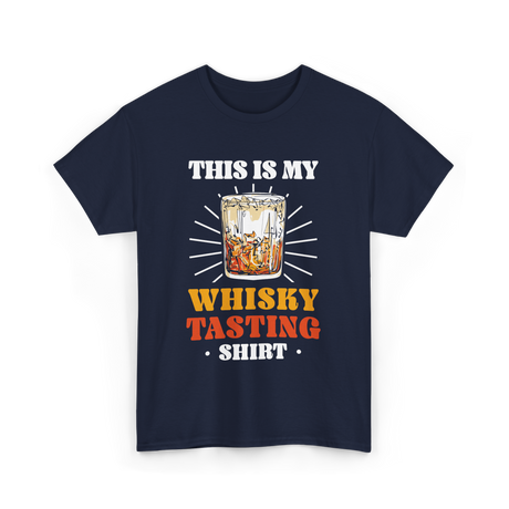 This Is My Whisky Tasting T-Shirt - Navy