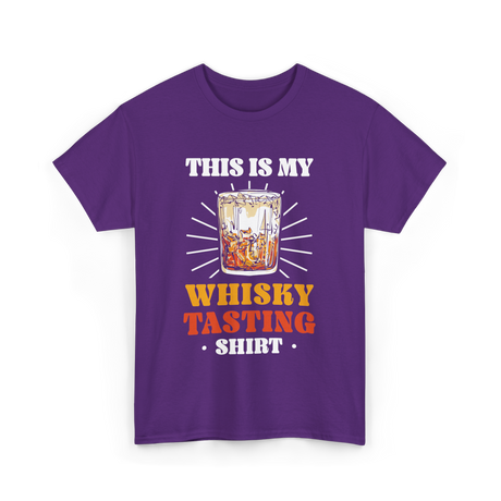 This Is My Whisky Tasting T-Shirt - Purple