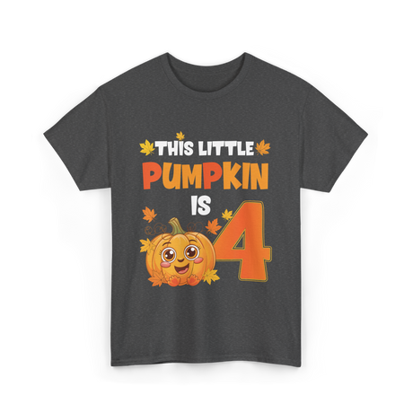 This Little Pumpkin 4 Pumpkin T-Shirt - Dark Heather