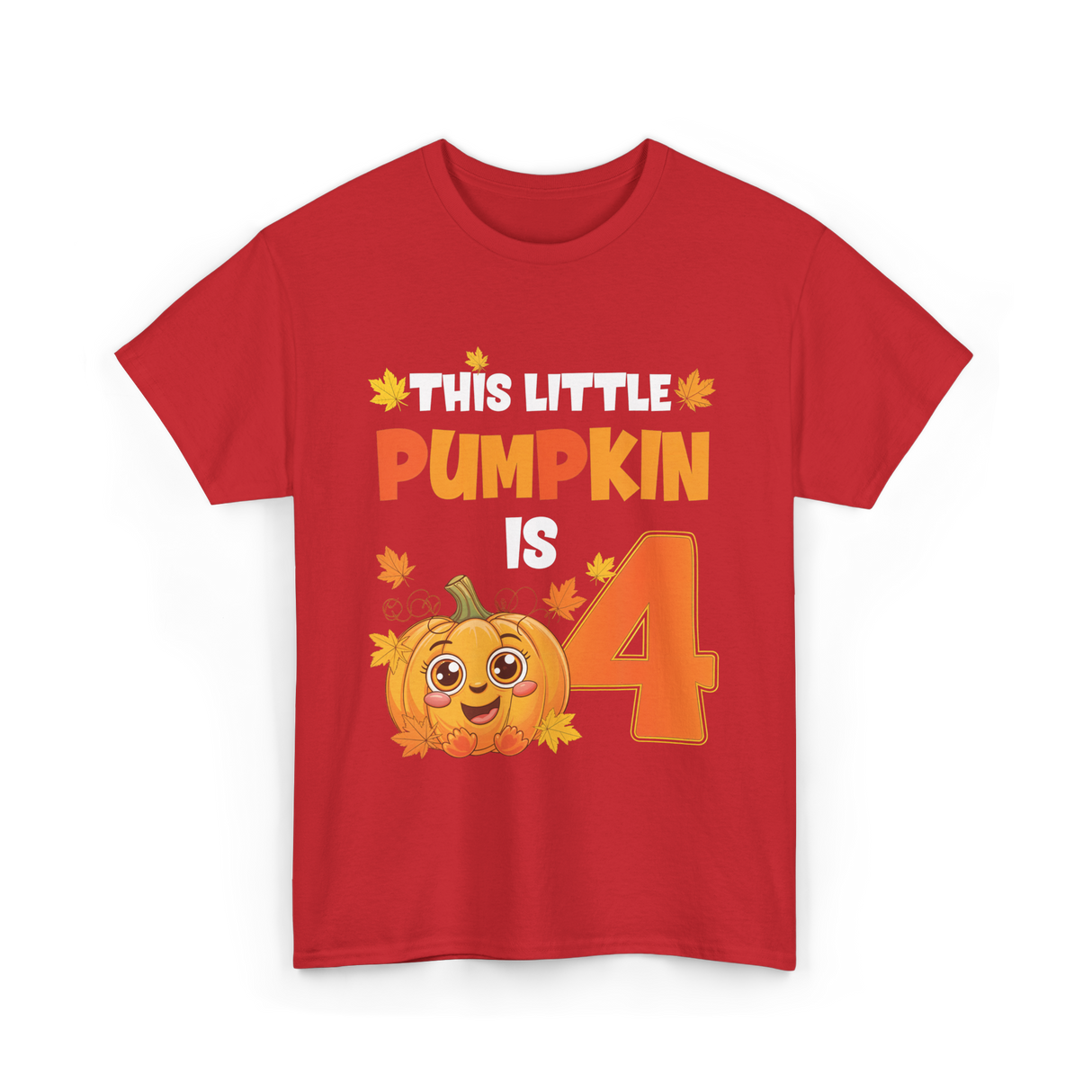 This Little Pumpkin 4 Pumpkin T-Shirt - Red