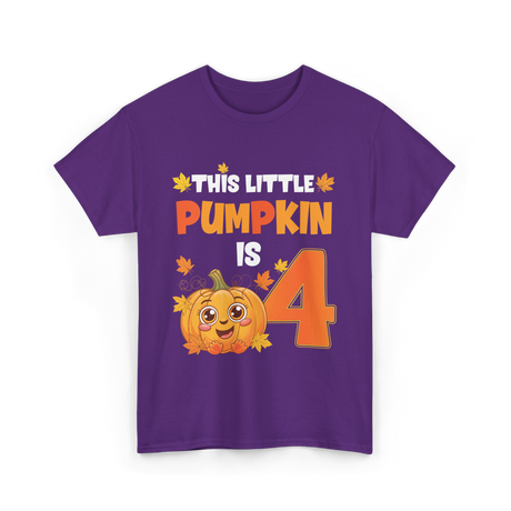 This Little Pumpkin 4 Pumpkin T-Shirt - Purple