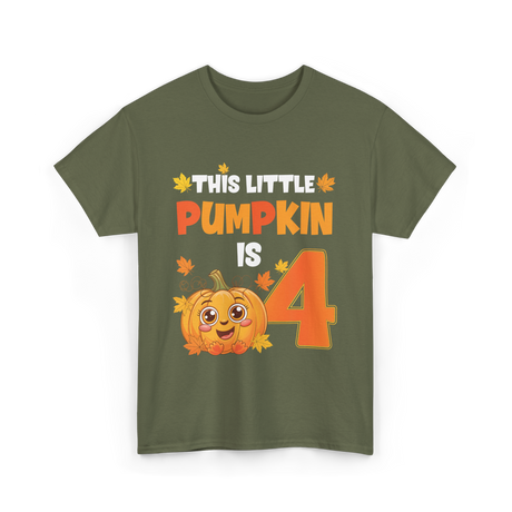 This Little Pumpkin 4 Pumpkin T-Shirt - Military Green