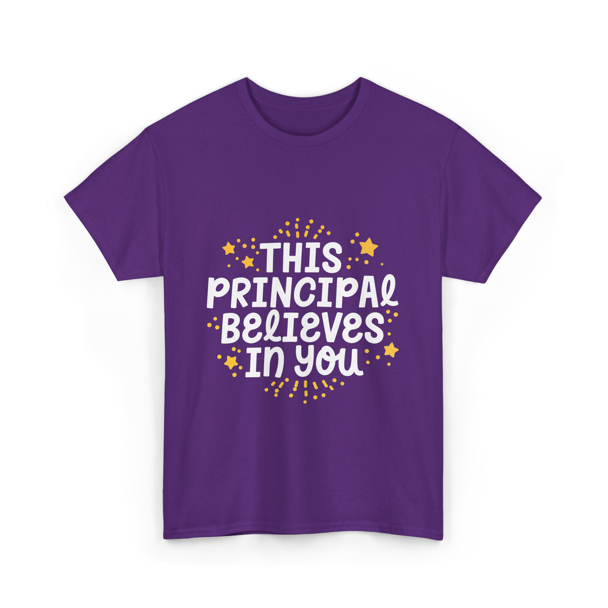 This Principal Believes Motivation T-Shirt - Purple