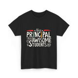 This Principal Has Awesome Students T-Shirt - Black