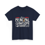 This Principal Has Awesome Students T-Shirt - Navy