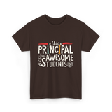 This Principal Has Awesome Students T-Shirt - Dark Chocolate