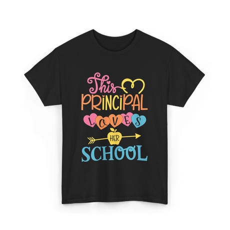 This Principal Loves School Principal T-Shirt - Black