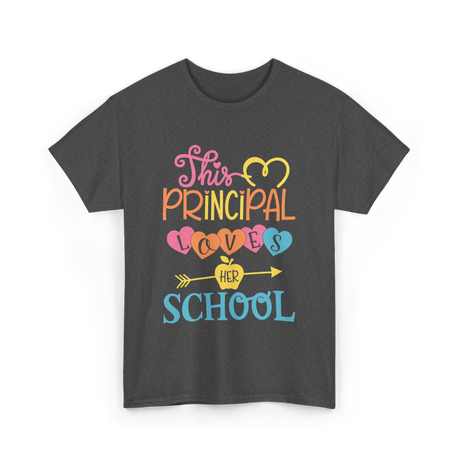 This Principal Loves School Principal T-Shirt - Dark Heather