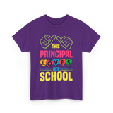 This Principal Loves School Principal T-Shirt - Purple