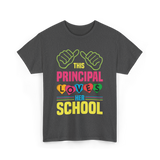 This Principal Loves School Principal T-Shirt - Dark Heather