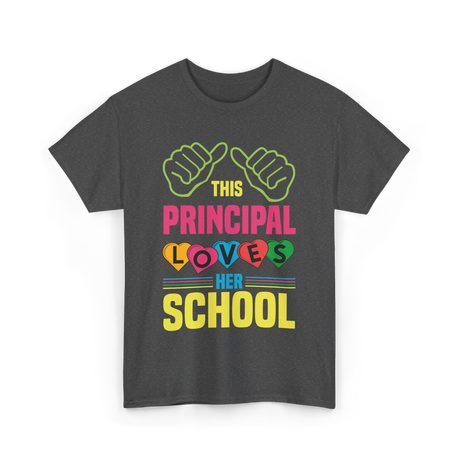 This Principal Loves School Principal T-Shirt - Dark Heather